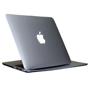 Macbook In Office PNG Syi