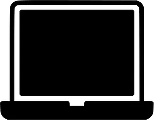 Macbook Silhouette Vector