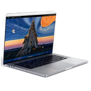 Macbook With Touch Bar PNG Vkd86