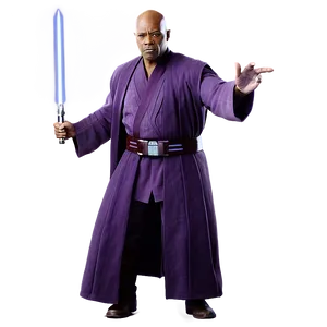 Mace Windu Dark Background PNG 06242024