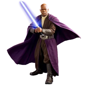 Mace Windu Galactic Hero PNG Qsq10