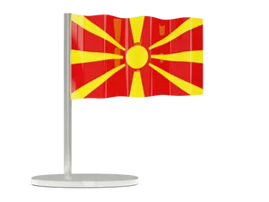 Macedonian Flag Desktop Display PNG image