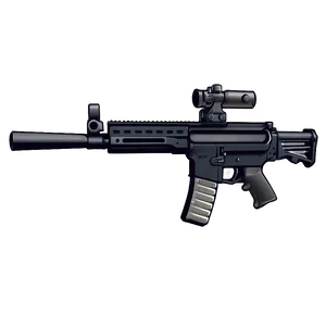 "machine Gun PNG: Full Auto Illustration" Yui