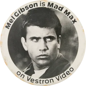 Mad Max Vestron Video Promotional Sticker PNG image