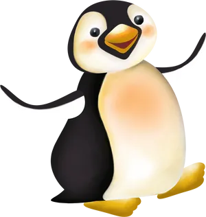 Madagascar Penguin Celebration PNG image