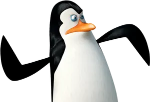 Madagascar Penguin Character PNG image