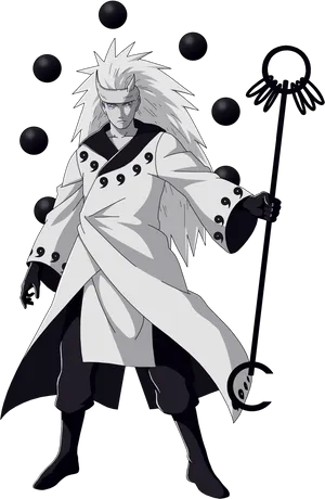 Madara Uchiha Anime Character PNG image