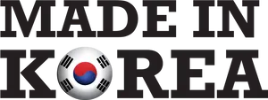 Madein Korea Label PNG image