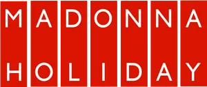 Madonna Holiday Song Graphic