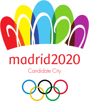Madrid2020 Olympic Bid Logo PNG image