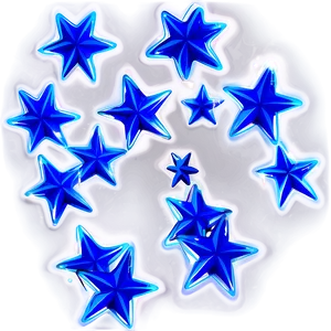 Magic Blue Stars PNG 06252024 PNG