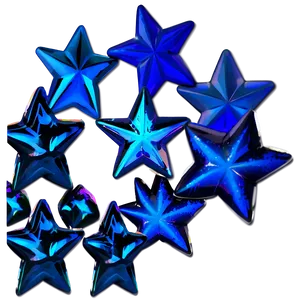 Magic Blue Stars Png 06252024 PNG image