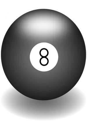 Magic Eight Ball Illustration PNG image