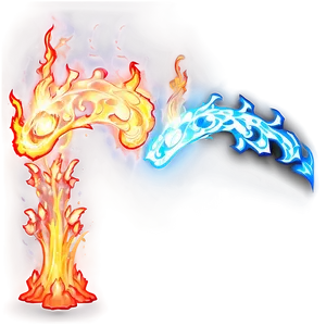 Magic Fire Spell PNG B