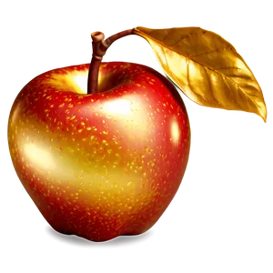 Magic Golden Apple PNG 06132024
