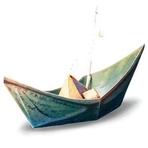 Magic Paper Boat Fantasy Png Brq27 PNG image