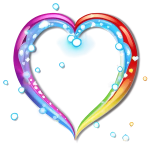 Magic Rainbow Heart PNG 13 PNG