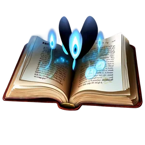 Magic Spell Book Open Png 05062024 PNG image