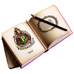 Magic Spell Books From Harry Potter Png Xaa12 PNG image