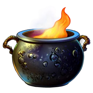 Magic Witch Cauldron PNG Wsm74 PNG