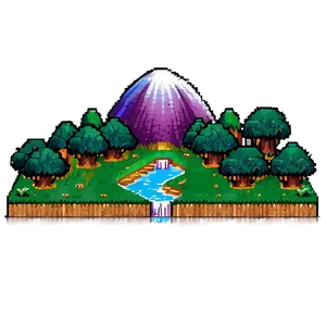 Magical 16 Bit Game Worlds Png 06252024 PNG image