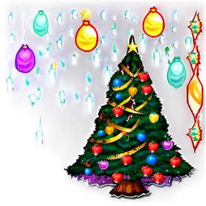 Magical Arbol De Navidad Night Png 06122024 PNG image