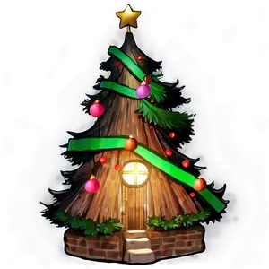 Magical Arbol De Navidad Night Png 10 PNG image