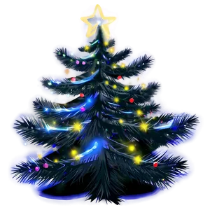 Magical Arbol De Navidad Night PNG Git