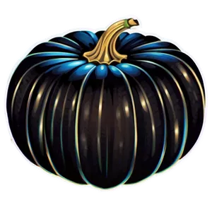 Magical Black Pumpkin PNG 06282024 PNG