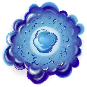Magical Blue Clouds PNG 06202024