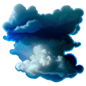 Magical Blue Clouds PNG 72