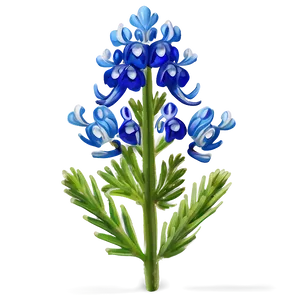 Magical Bluebonnet Landscape PNG Acp3