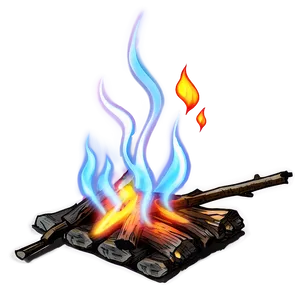 Magical Campfire PNG Xvo