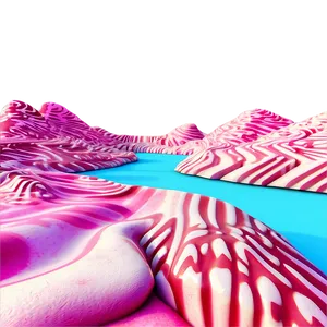 Magical Candyland Landscape PNG 64 PNG
