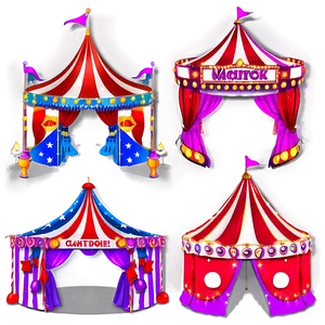 Magical Carnival Tent Setup PNG 06282024 PNG