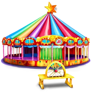 Magical Carnival Tent Setup PNG 92 PNG