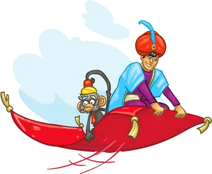 Magical Carpet Ridewith Monkeyand Man