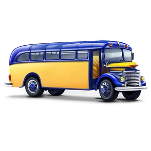 Magical Cartoon Bus Png 18 PNG image