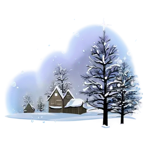 Magical Christmas Snowfall PNG 35