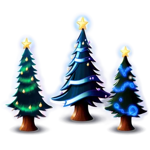 Magical Christmas Tree Drawing PNG Eqs34 PNG