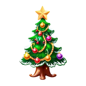 Magical Cute Christmas Tree Png 79 PNG image