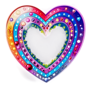 Magical Cute Heart PNG Qxl PNG