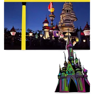 Magical Disneyworld Escape Png 06212024 PNG image