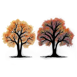 Magical Fall Trees Landscape PNG 88 PNG