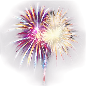 Magical Fireworks Png 05042024 PNG image