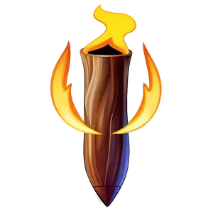 Magical Flame Cartoon Png 06122024 PNG image