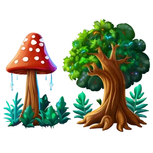Magical Forest Creatures Clipart PNG Ymy PNG