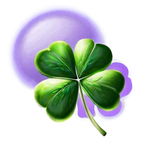 Magical Four Leaf Clover PNG 65