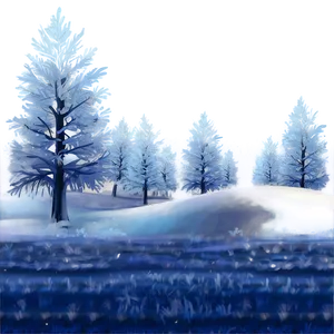 Magical Frosty Landscape Png Anm PNG image