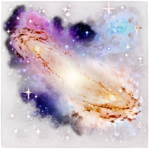 Magical Galaxy Stars Display PNG 06252024